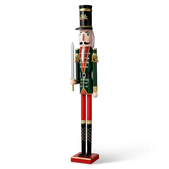 Glitzhome® 3.5Ft Wooden Christmas Soldier Nutcracker | 6.25" x 6" x 42" | Michaels®